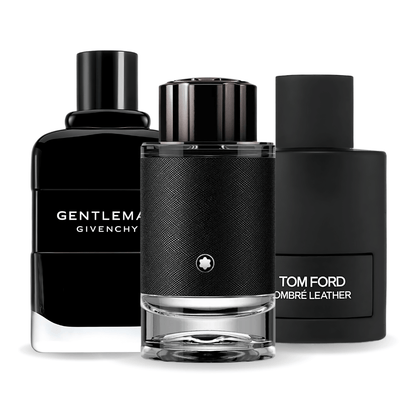 Tom Ford Ombre Leather, Givenchy Gentleman and Montblanc Explorer
